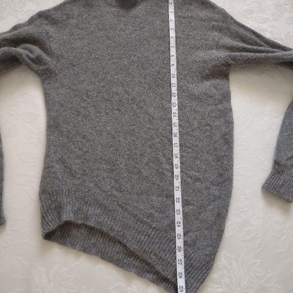 Celine Made in Italy luxury cashmere mohair asymmetric sweater - Picture 6 of 10